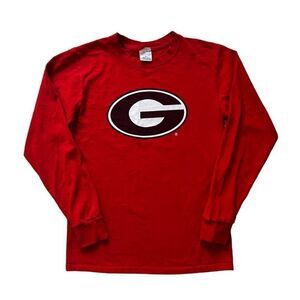 University of Georgia G Women' long sleeves tee size S Made in USA